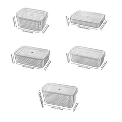 1pc PET Refrigerator Storage Box Fresh Keeping Box