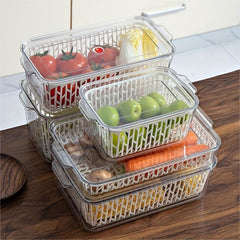 1pc PET Refrigerator Storage Box Fresh Keeping Box