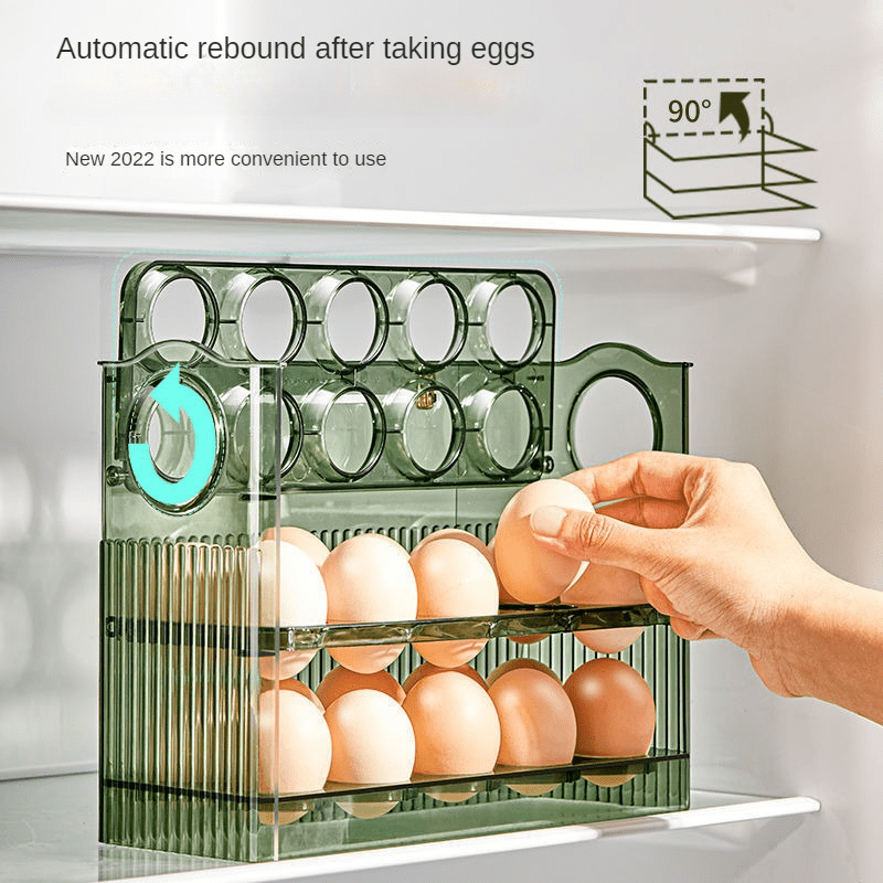 Egg Storage Box Kitchen Refrigerator Fresh-keeping Holder