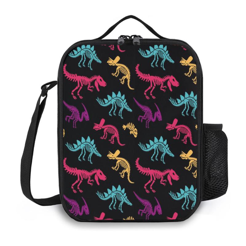 Dinosaur Portable Lunch Bag Insulated Waterproof School Canteen More