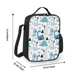 Dinosaur Portable Lunch Bag Insulated Waterproof School Canteen More