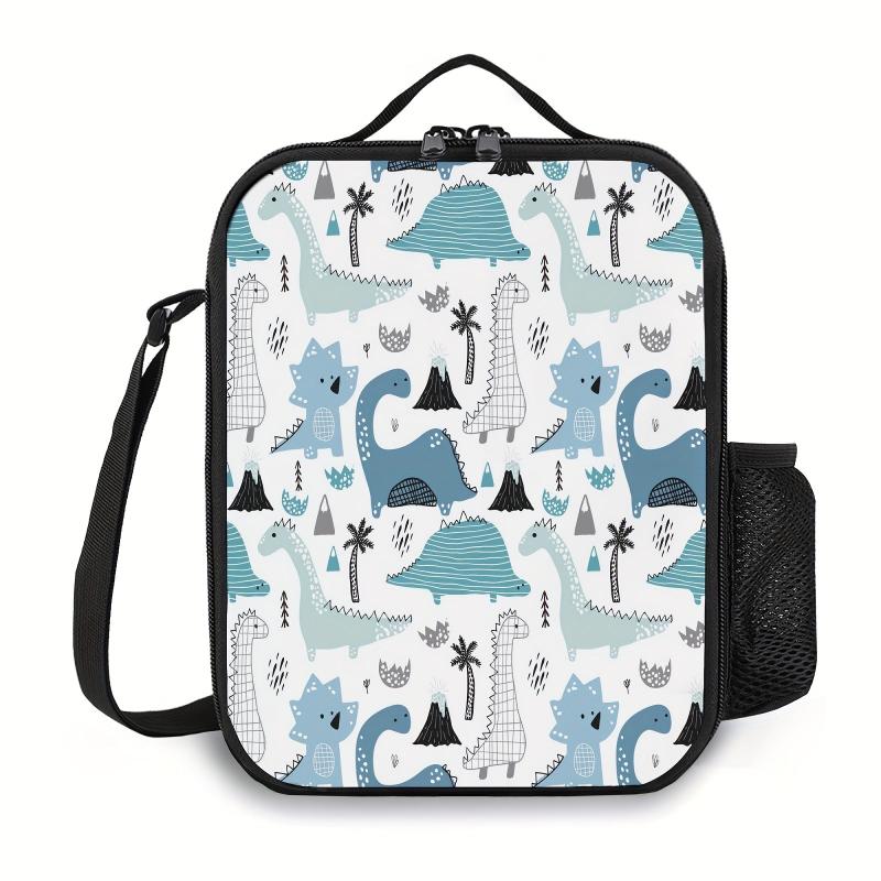 Dinosaur Portable Lunch Bag Insulated Waterproof School Canteen More