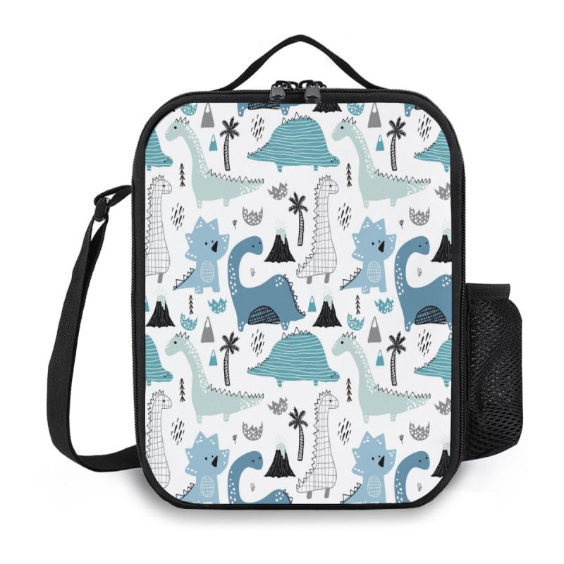 Dinosaur Portable Lunch Bag Insulated Waterproof School Canteen More