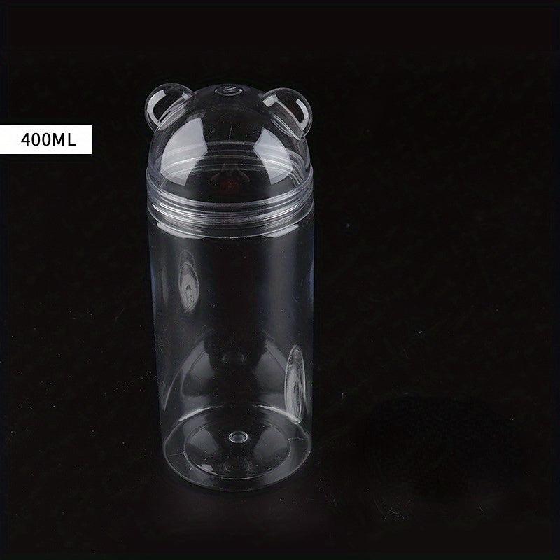 Bear Shaped Snack Storage Tank PET Material Container Leak Proof
