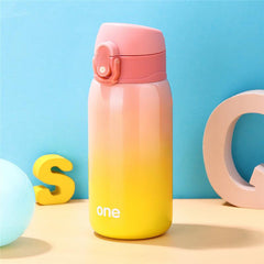 Kids Water Bottle 10oz Leakproof Insulated Stainless Steel 24H Cooling 12H Warm