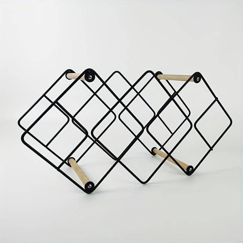Detachable Tabletop Wine Rack Holds 12 Bottles