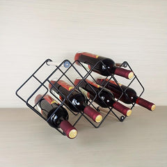 Detachable Tabletop Wine Rack Holds 12 Bottles