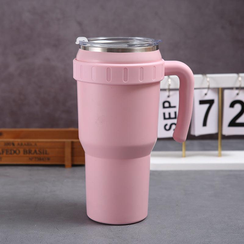 40oz Vacuum Flask Portable Thermal Bottle Stainless Steel Leakproof Tumbler