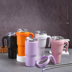 40oz Vacuum Flask Portable Thermal Bottle Stainless Steel Leakproof Tumbler