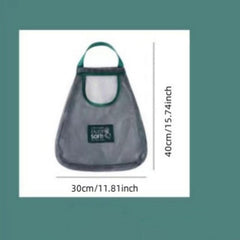Hanging Mesh Bag for Green Onion, Ginger & Garlic Storage