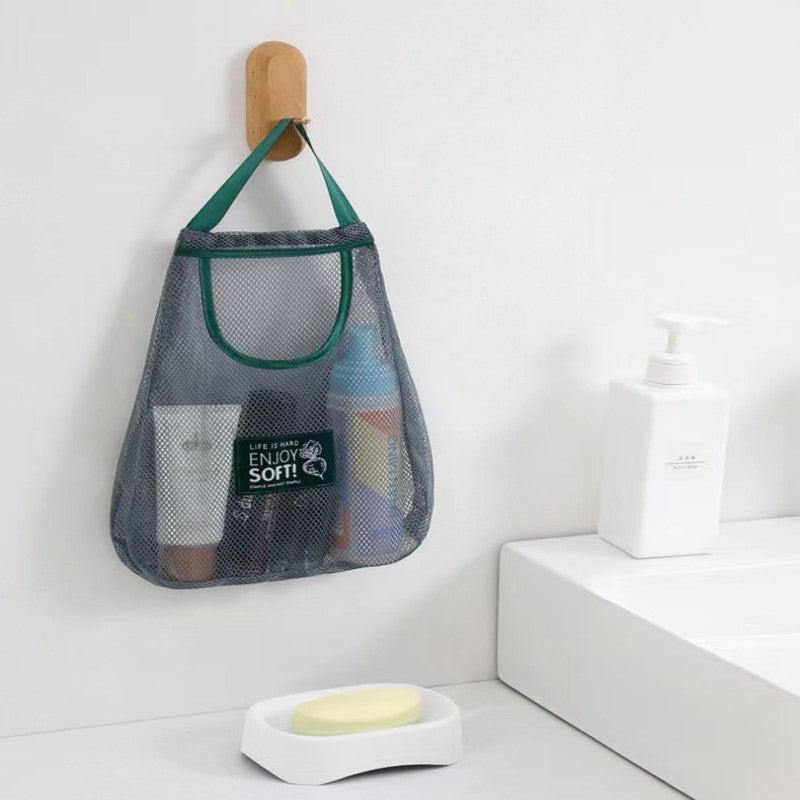 Hanging Mesh Bag for Green Onion, Ginger & Garlic Storage