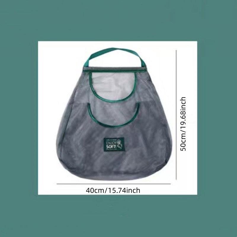Hanging Mesh Bag for Green Onion, Ginger & Garlic Storage