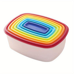 Plastic Storage Bowls With Lids - Airtight Nest Stackable Set