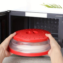 Microwave Folding Cover Fruit Vegetable Drain Basket