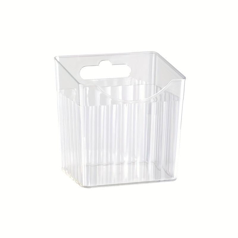2PCS Refrigerator Side Door Storage Box with Hooks Wall-mounted Kitchen Supplies
