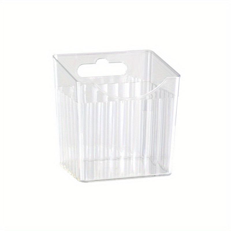2PCS Refrigerator Side Door Storage Box with Hooks Wall-mounted Kitchen Supplies