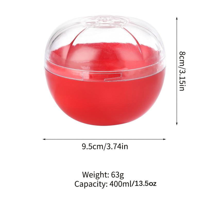 Tomato-Shaped Food Saver w/ Transparent Lid Keep Fresh Produce Fresher