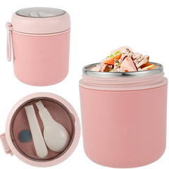 Vacuum Stainless Steel Bento Lunch Box Soup Container