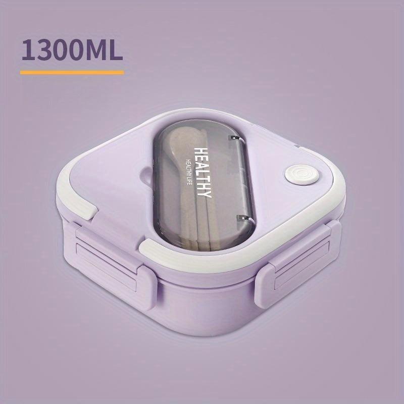 Japanese Style Bento Box Single Layer Sealed Lunch Box for Teenagers and Workers
