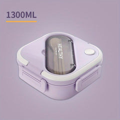 Japanese Style Bento Box Single Layer Sealed Lunch Box for Teenagers and Workers