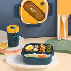 Japanese Style Bento Box Single Layer Sealed Lunch Box for Teenagers and Workers