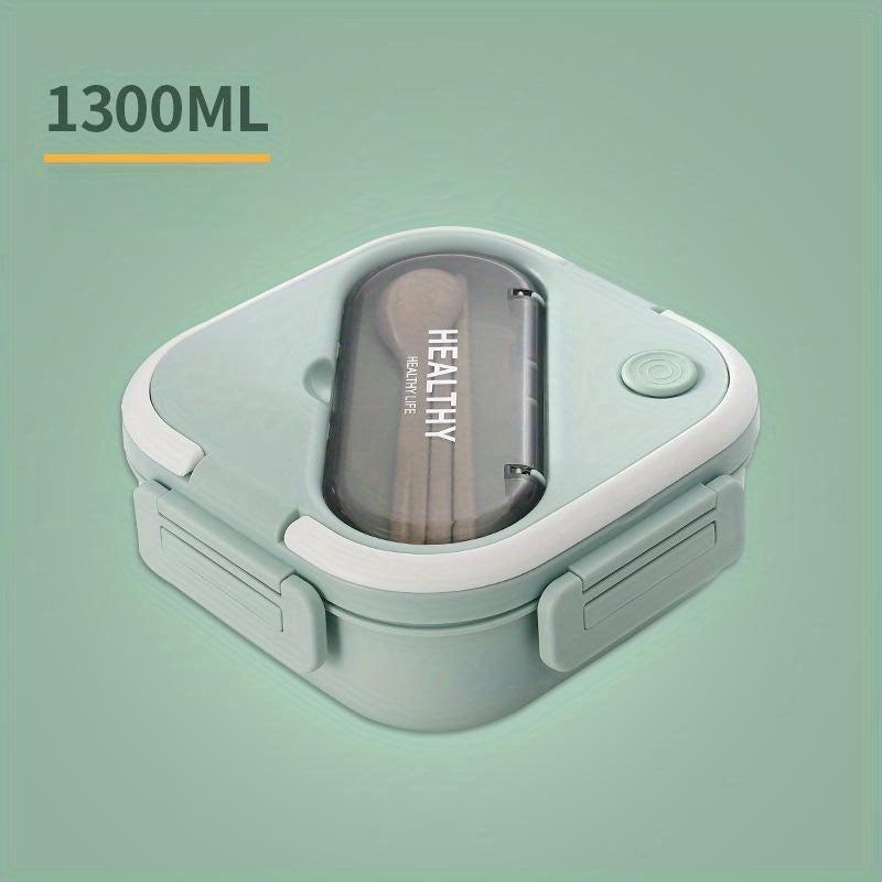 Japanese Style Bento Box Single Layer Sealed Lunch Box for Teenagers and Workers