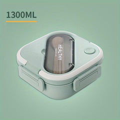 Japanese Style Bento Box Single Layer Sealed Lunch Box for Teenagers and Workers