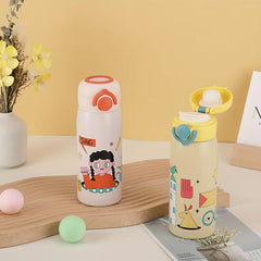 Cartoon Vacuum Cup Stainless Steel 400ml Insulated Water Bottles