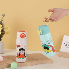 Cartoon Vacuum Cup Stainless Steel 400ml Insulated Water Bottles