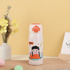 Cartoon Vacuum Cup Stainless Steel 400ml Insulated Water Bottles