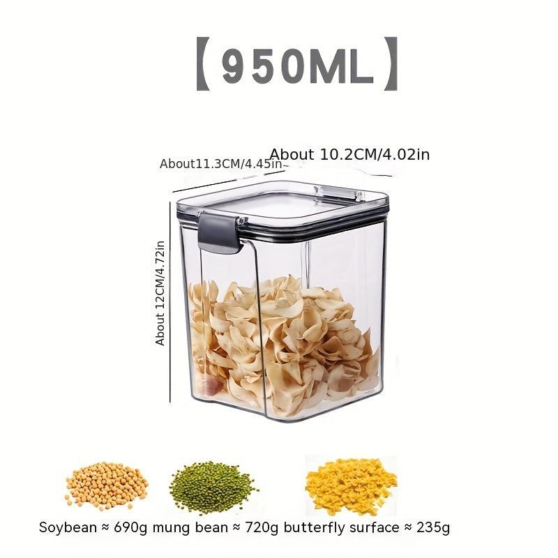 1pc Airtight Food Storage Containers With Lids For Kitchen Pantry Organization