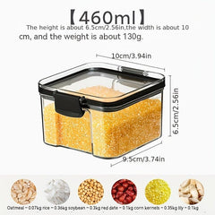 1pc Airtight Food Storage Containers With Lids For Kitchen Pantry Organization