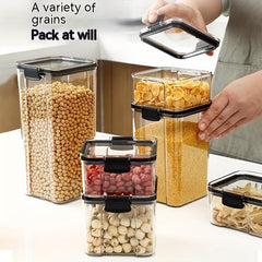 1pc Airtight Food Storage Containers With Lids For Kitchen Pantry Organization