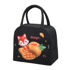 Cartoon Animal Insulated Lunch Bag - Reusable Aluminum Foil Lunch Box