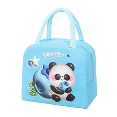 Cartoon Animal Insulated Lunch Bag - Reusable Aluminum Foil Lunch Box