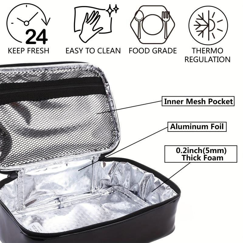 ONTESY Small Lunch Bag Thermal Insulated Mini Lunch