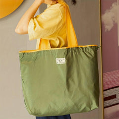 Large Capacity Drawstring Washable Grocery Shopping Bag