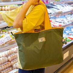 Large Capacity Drawstring Washable Grocery Shopping Bag