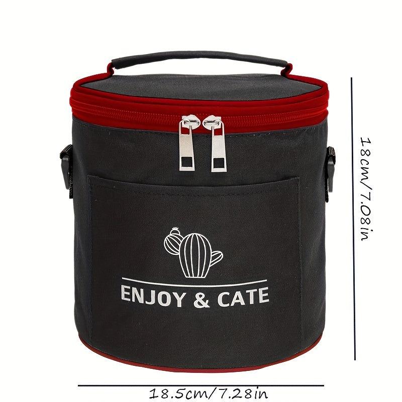 Bento Bag Set Portable Lunch Bag for Crisper and Lunch Box Insulated Thermal Bag