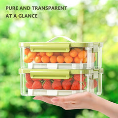 2pcs 35 1oz Outdoor Portable Fresh-keeping Food Box