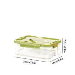 2pcs 35 1oz Outdoor Portable Fresh-keeping Food Box