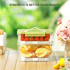 2pcs 35 1oz Outdoor Portable Fresh-keeping Food Box