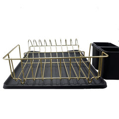 Aluminum Dish Drainer with Utensil Holder