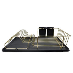 Aluminum Dish Drainer with Utensil Holder