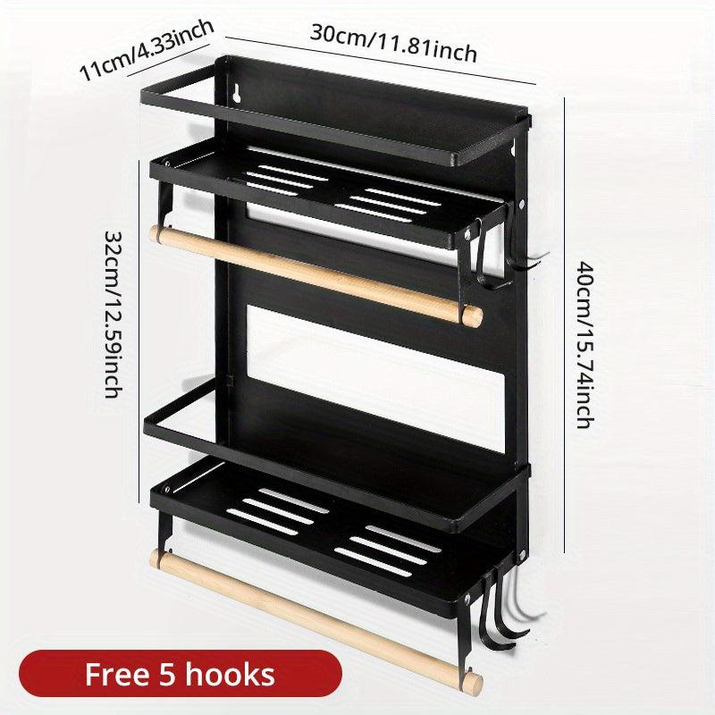 Magnetic Refrigerator Shelf Multifunctional Kitchen Storage