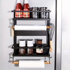 Magnetic Refrigerator Shelf Multifunctional Kitchen Storage