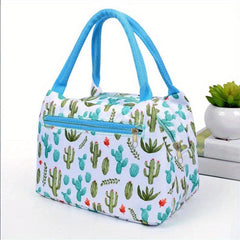 Insulated Lunch Bag Printed Reusable Leakproof Cooler Bag