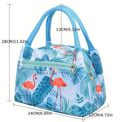 Insulated Lunch Bag Printed Reusable Leakproof Cooler Bag