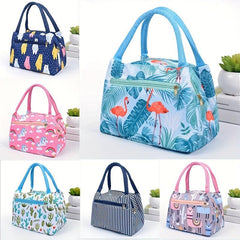 Insulated Lunch Bag Printed Reusable Leakproof Cooler Bag
