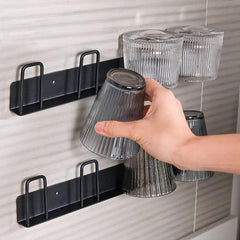 Wall Mounted Mug Holder with 4 Cup Holders
